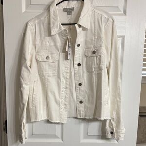 Charlie Paige Cream Denim Jacket